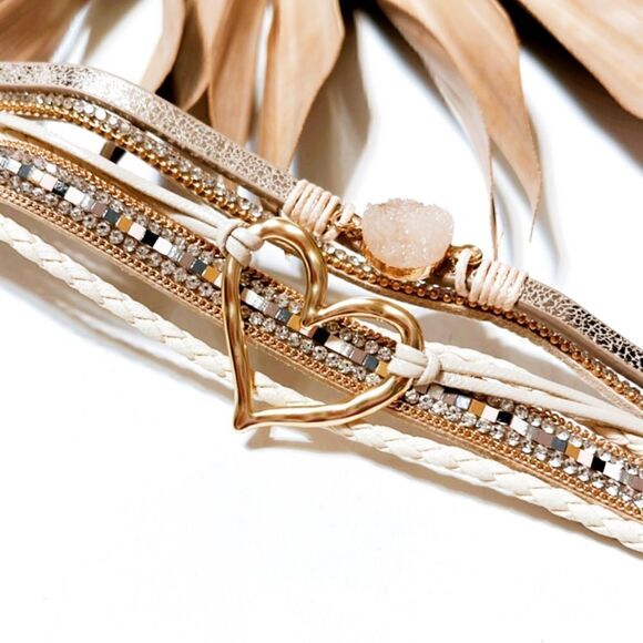 Boho statement bracelet S468 - Picture 3 of 3